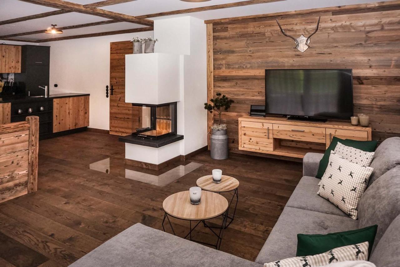 Alpin Lodges - Moderne Appartements Mit Zugang Zu 3000 Qm Spa Panoramahotel Oberjoch باد هينديلانغ المظهر الخارجي الصورة