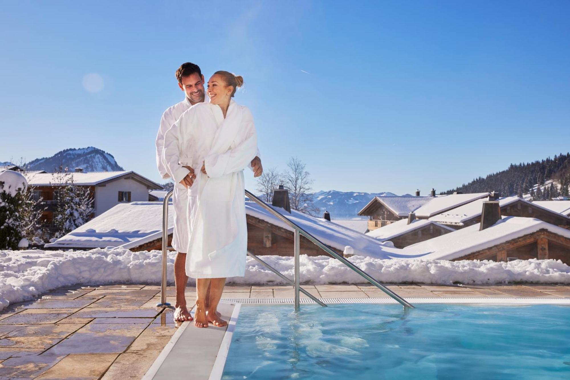 Alpin Lodges - Moderne Appartements Mit Zugang Zu 3000 Qm Spa Panoramahotel Oberjoch باد هينديلانغ المظهر الخارجي الصورة