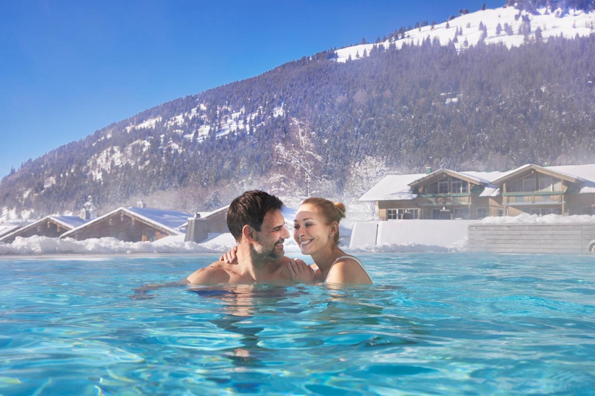 Alpin Lodges - Moderne Appartements Mit Zugang Zu 3000 Qm Spa Panoramahotel Oberjoch باد هينديلانغ المظهر الخارجي الصورة